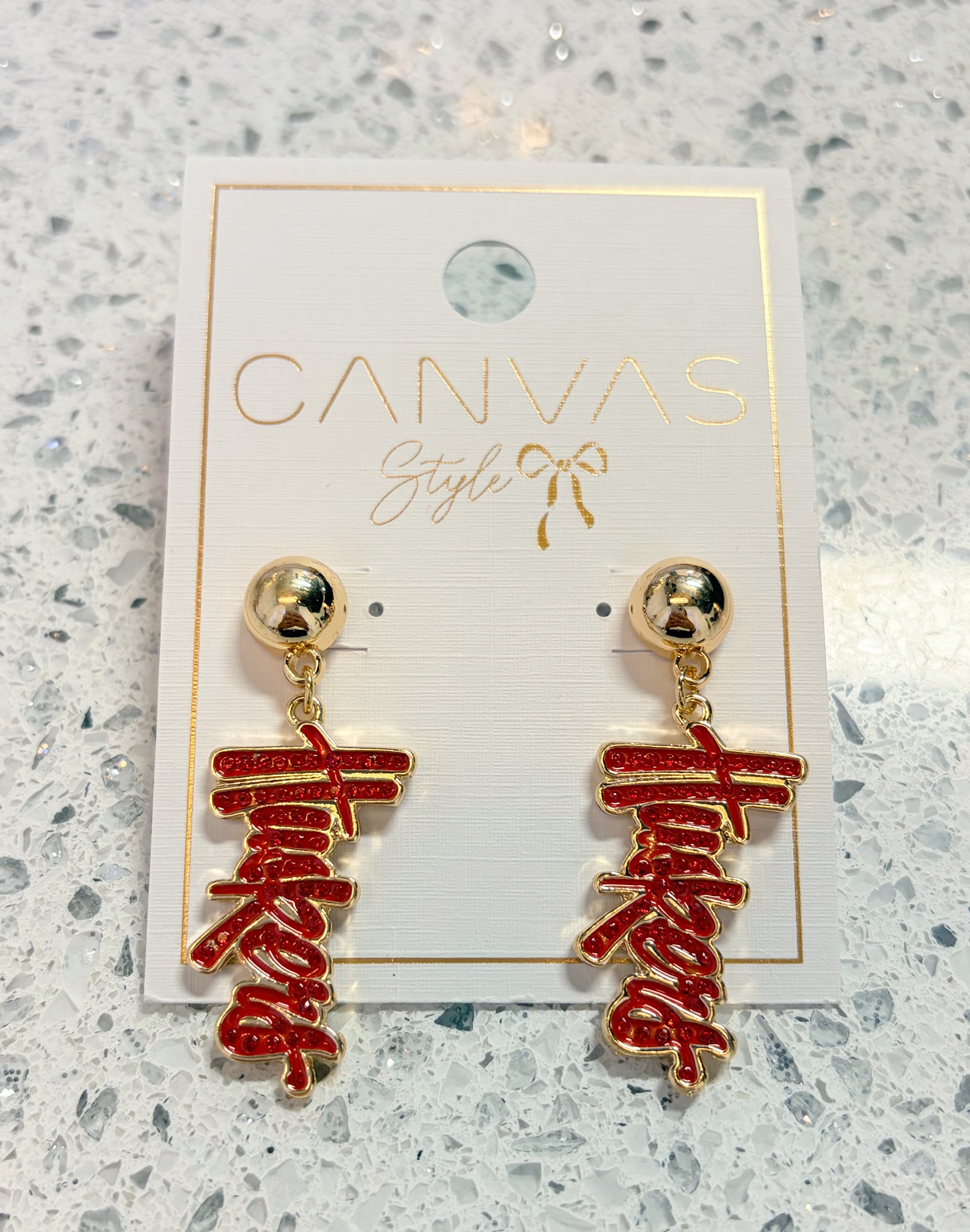 HUSKER EARRINGS