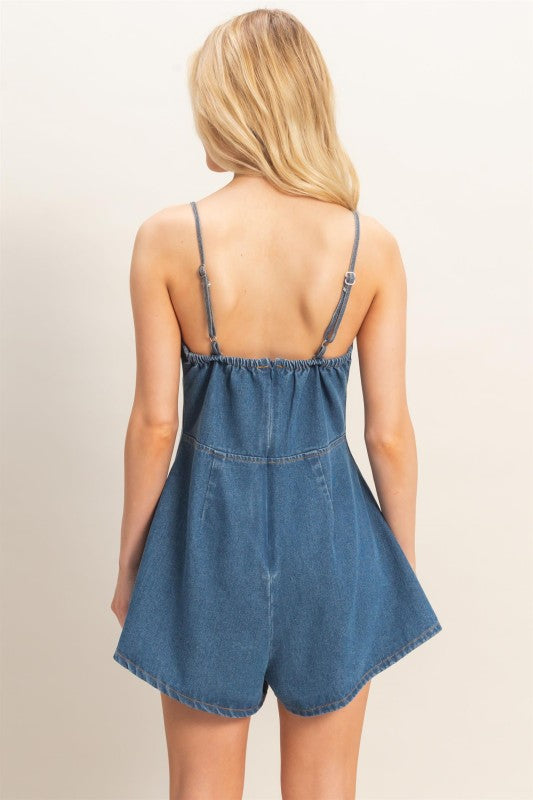 TIE FRONT ROMPER