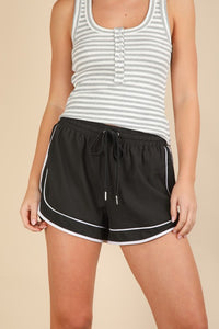 TWO TONE ACTIVEWEAR SHORTS