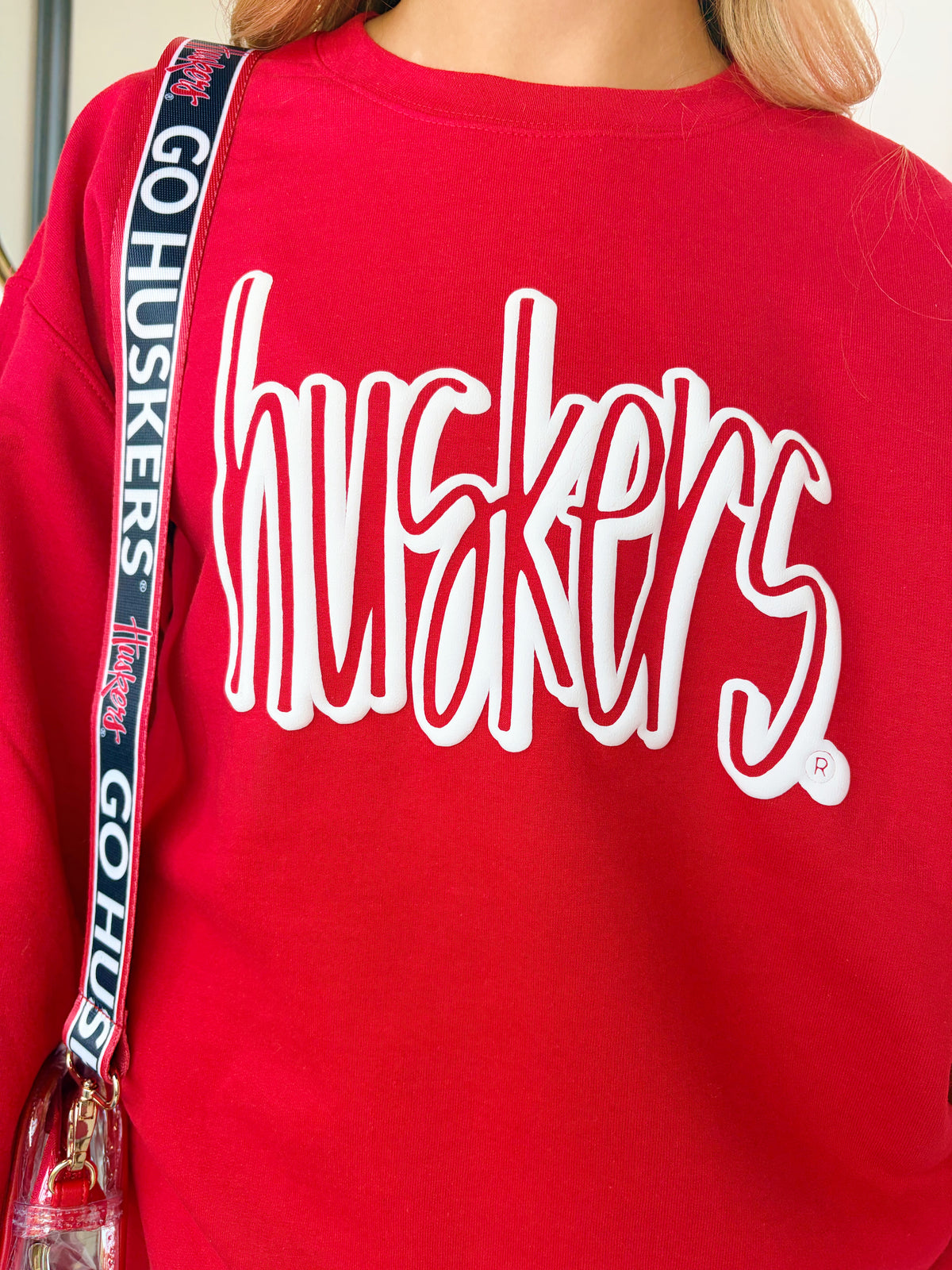 HUSKERS CREWNECK