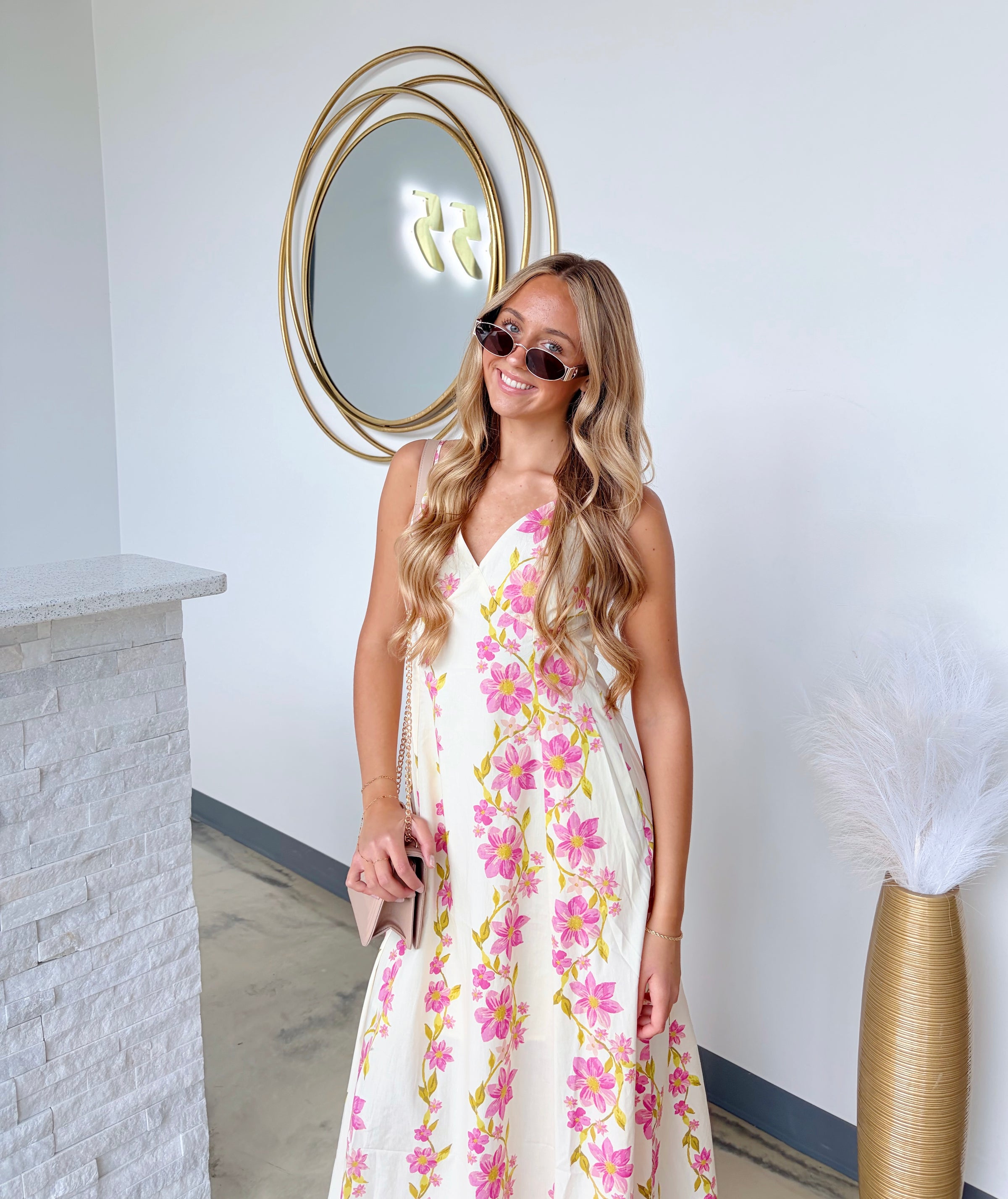 FLORAL CAMI DRESS