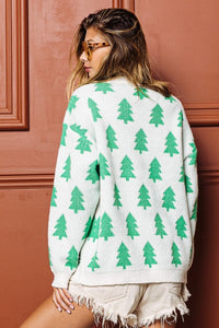 PEARL CHRISTMAS TREE SWEATER