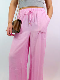 WIDE LEG WOVEN PANTS