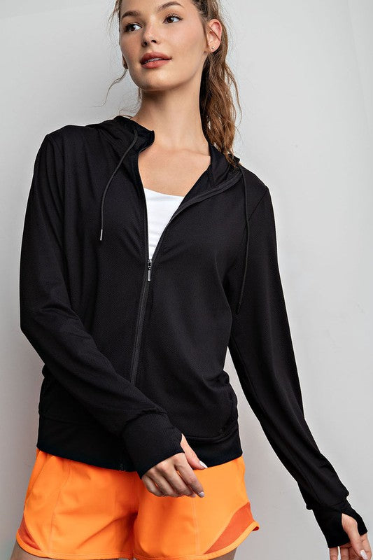 BREATHABLE RUNNING ZIP UP