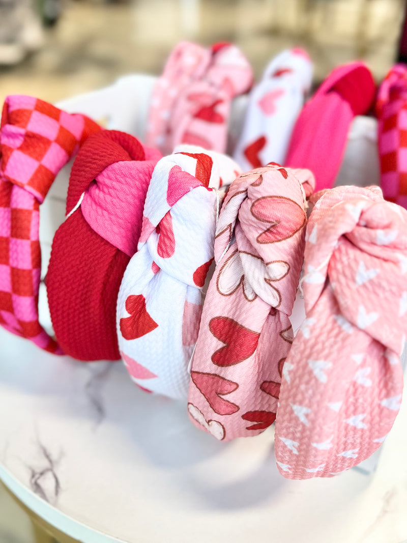 STRUCTURED VALENTINES HEADBAND