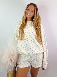 DITSY FLORAL SWEATSHIRT