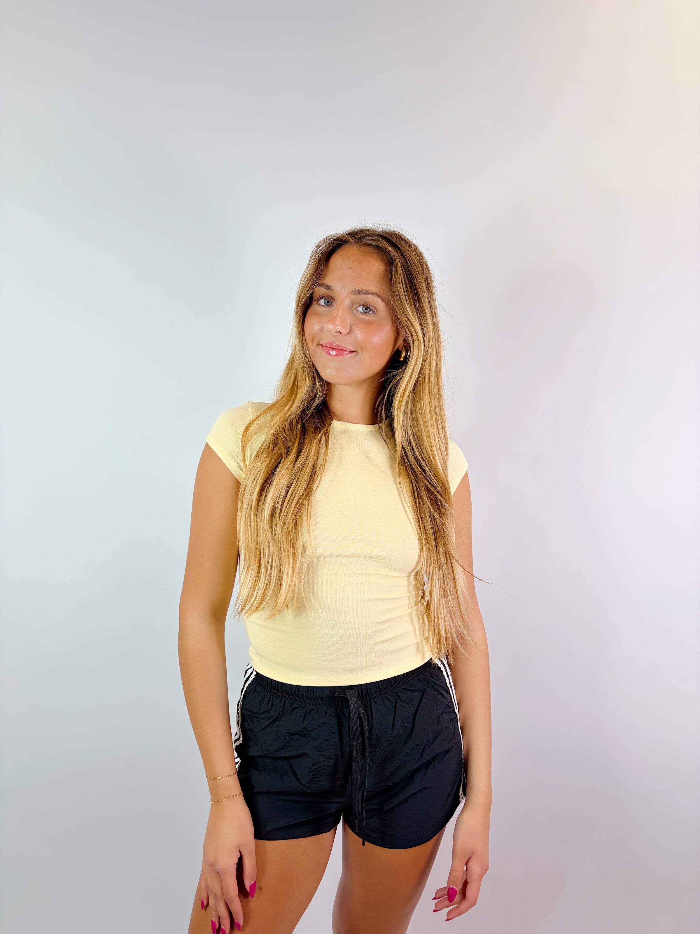 SIDE STRIPE & LACE ACTIVEWEAR SHORTS