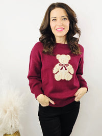 KNIT BEAR SWEATER
