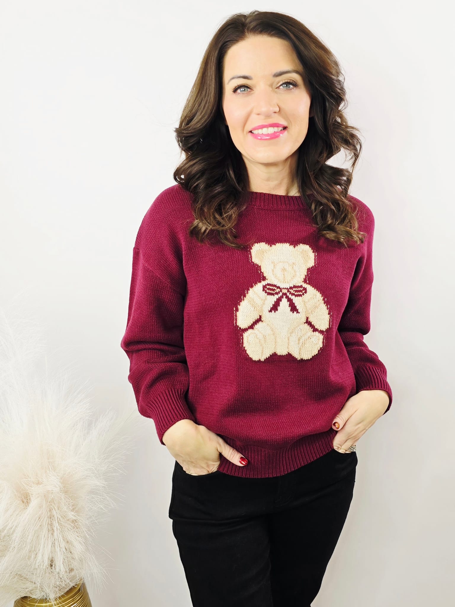 KNIT BEAR SWEATER
