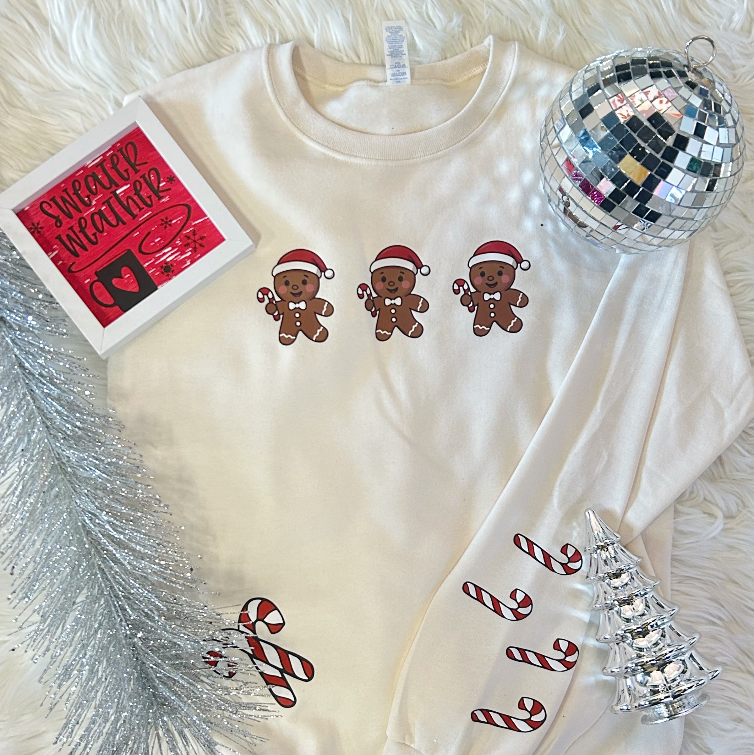 GINGERBREAD MAN CREWNECK