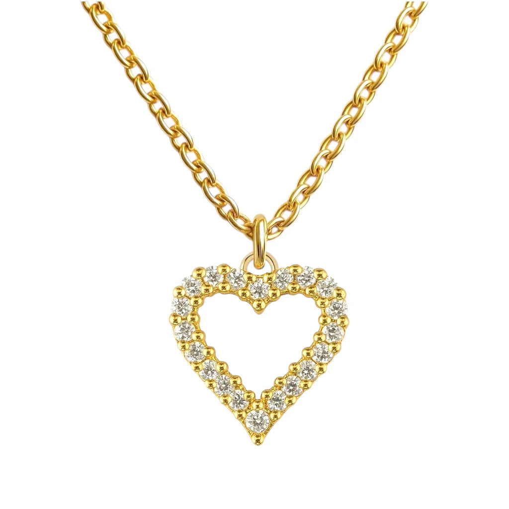 ROMANCE BEADED CHARM NECKLACE