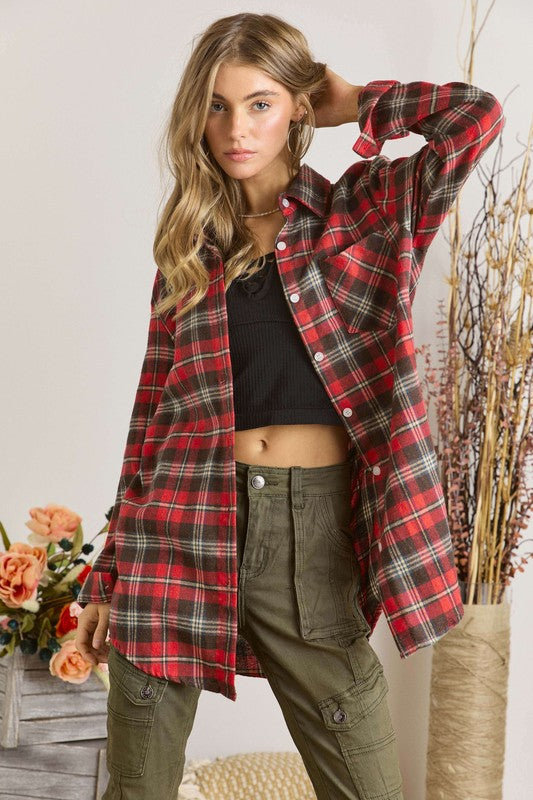 BUTTON DOWN FLANNEL