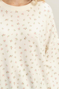 DITSY FLORAL SWEATSHIRT