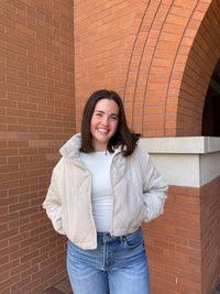 CORDUROY SEMI-CROPPED JACKET