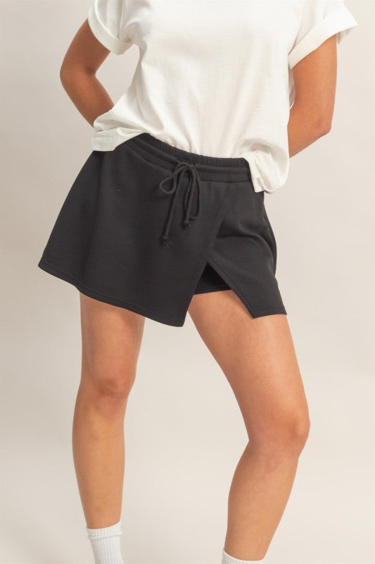 WRAP FRONT SKORT