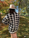 HOUNDSTOOTH SWEATER DRESS