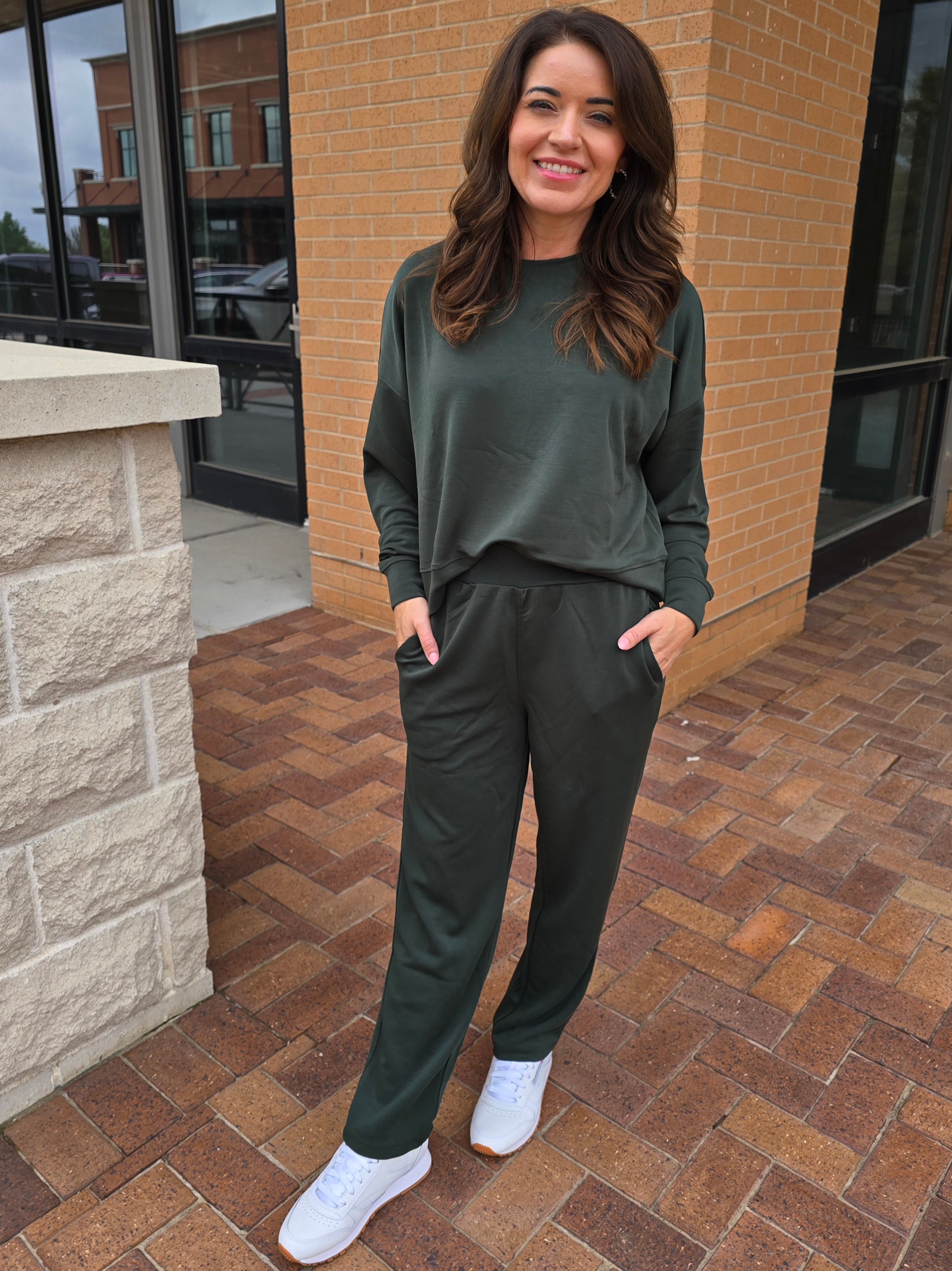 SOFT DRAPE SWEATPANTS