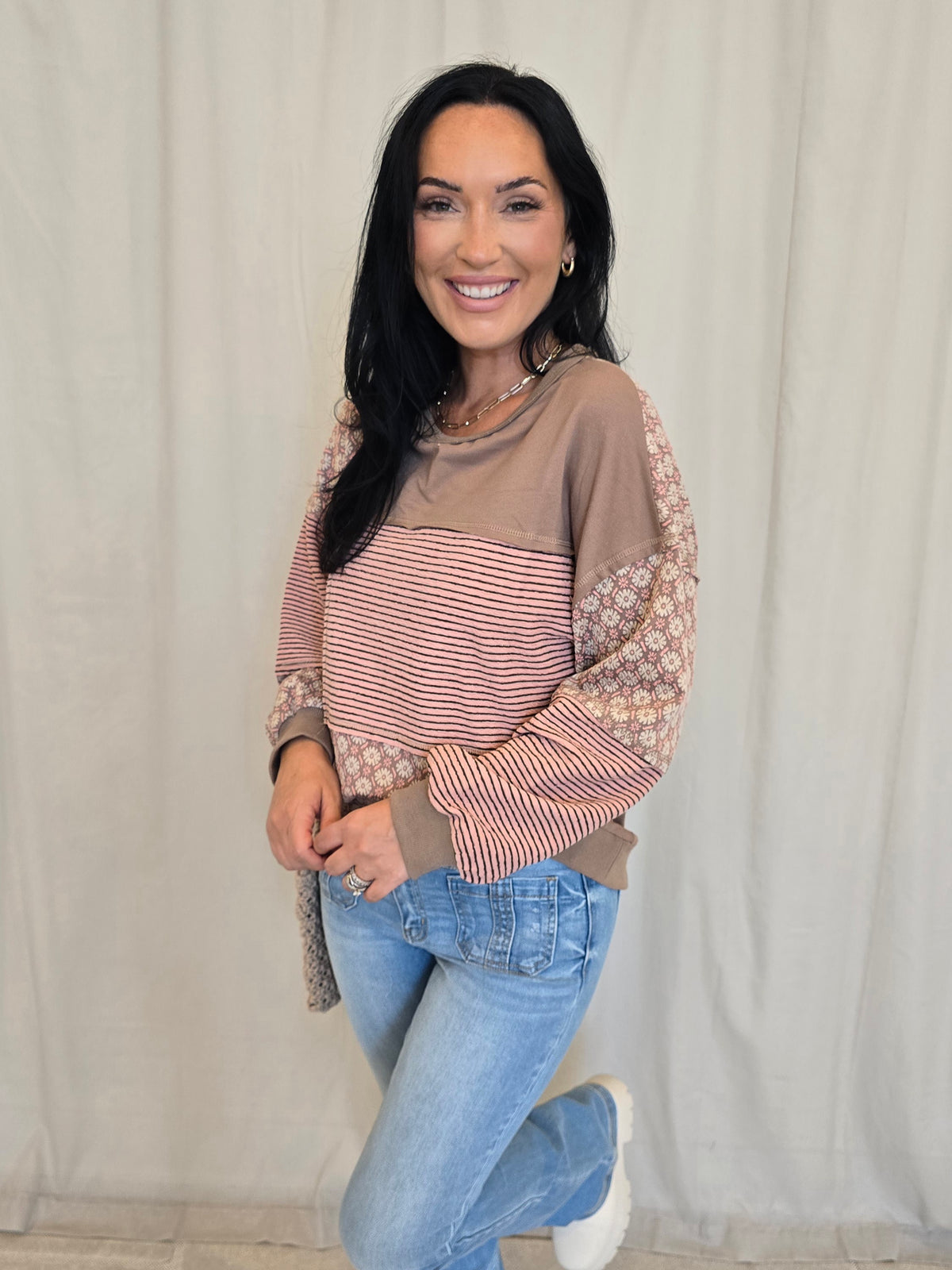 PATCHWORK SWEATSHIRT