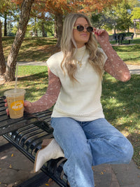 RIB-KNIT SLEEVELESS TOP