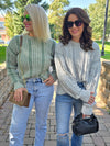 OVERSIZED TWO TONE SWEATER