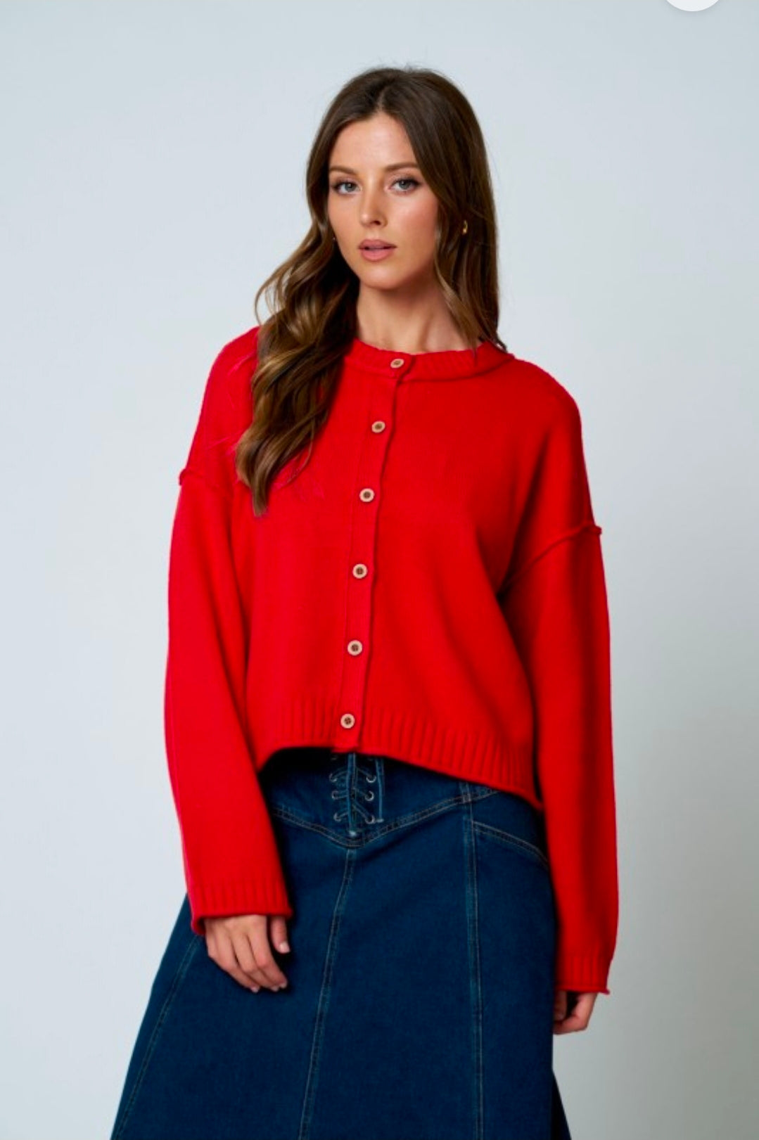 BUTTON DOWN KNIT CARDIGAN