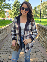 REVERSIBLE BUTTON DOWN JACKET
