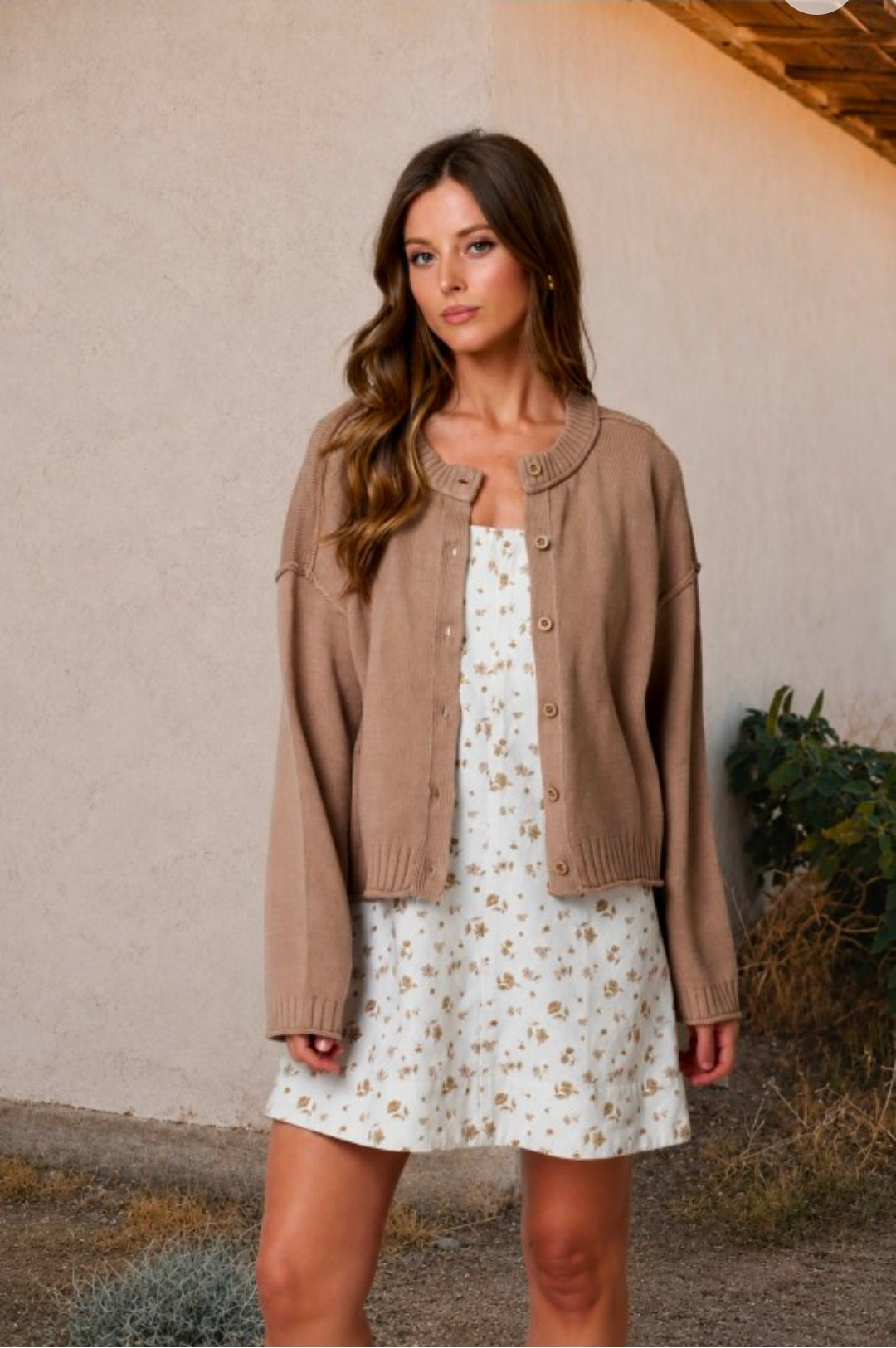 BUTTON DOWN KNIT CARDIGAN