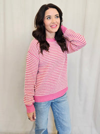 TWO TONE PULLOVER SWEATER