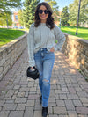 OVERSIZED TWO TONE SWEATER