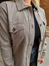 CHECKERED BUTTON DOWN SHIRT