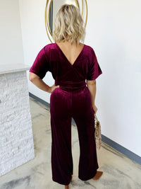 VELVET JUMPSUIT