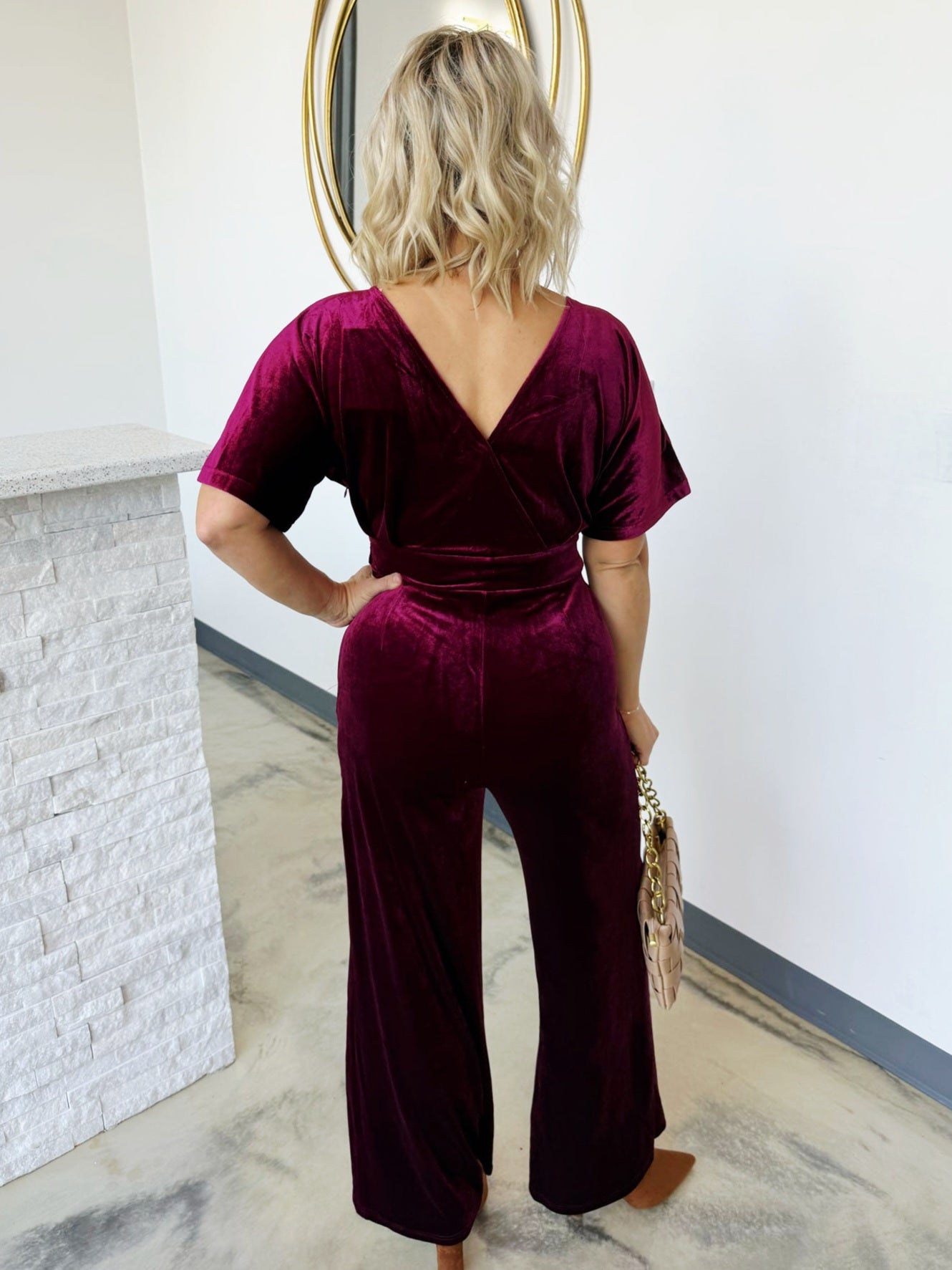 VELVET JUMPSUIT