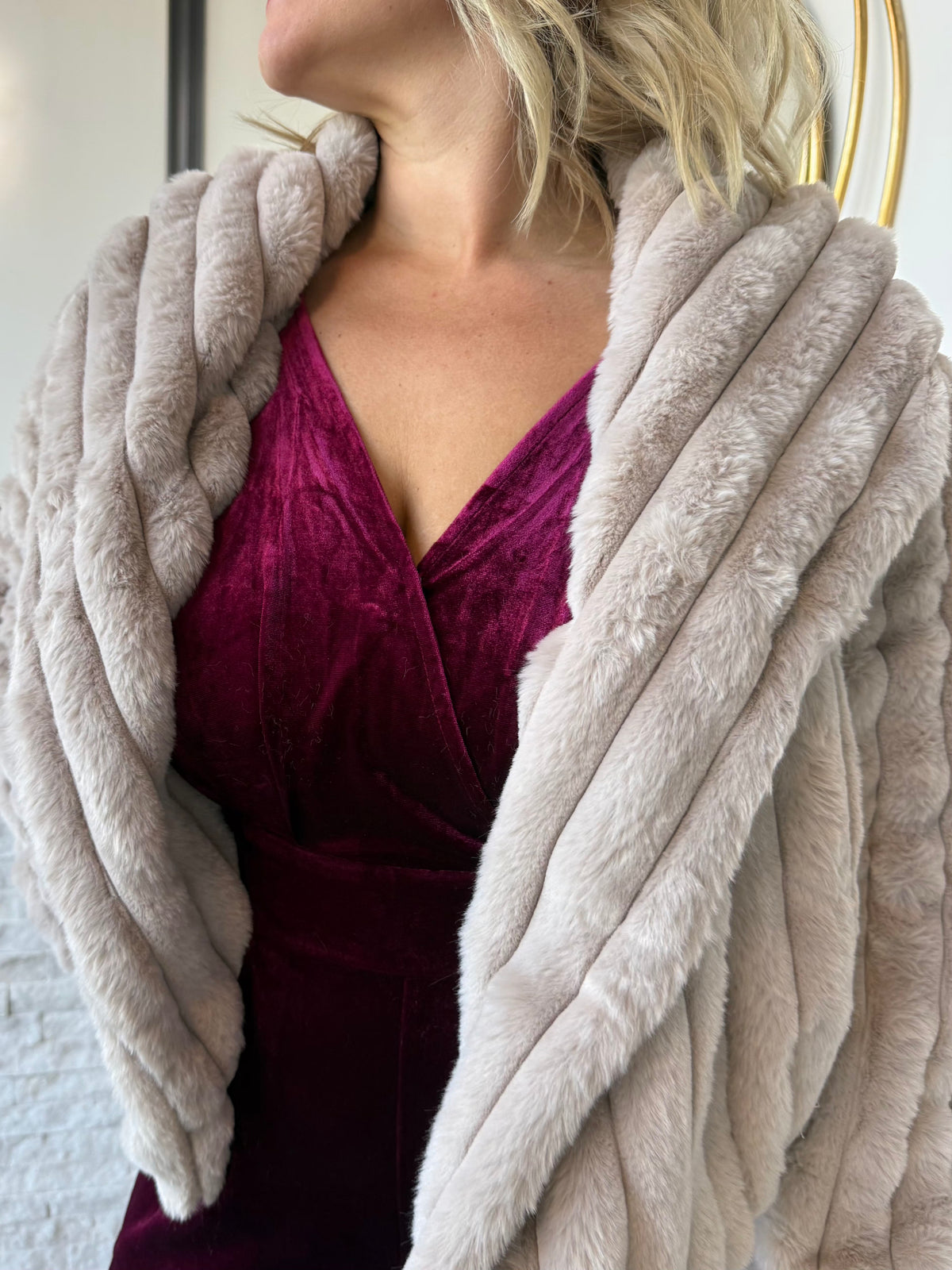 FAUX FUR JACKET