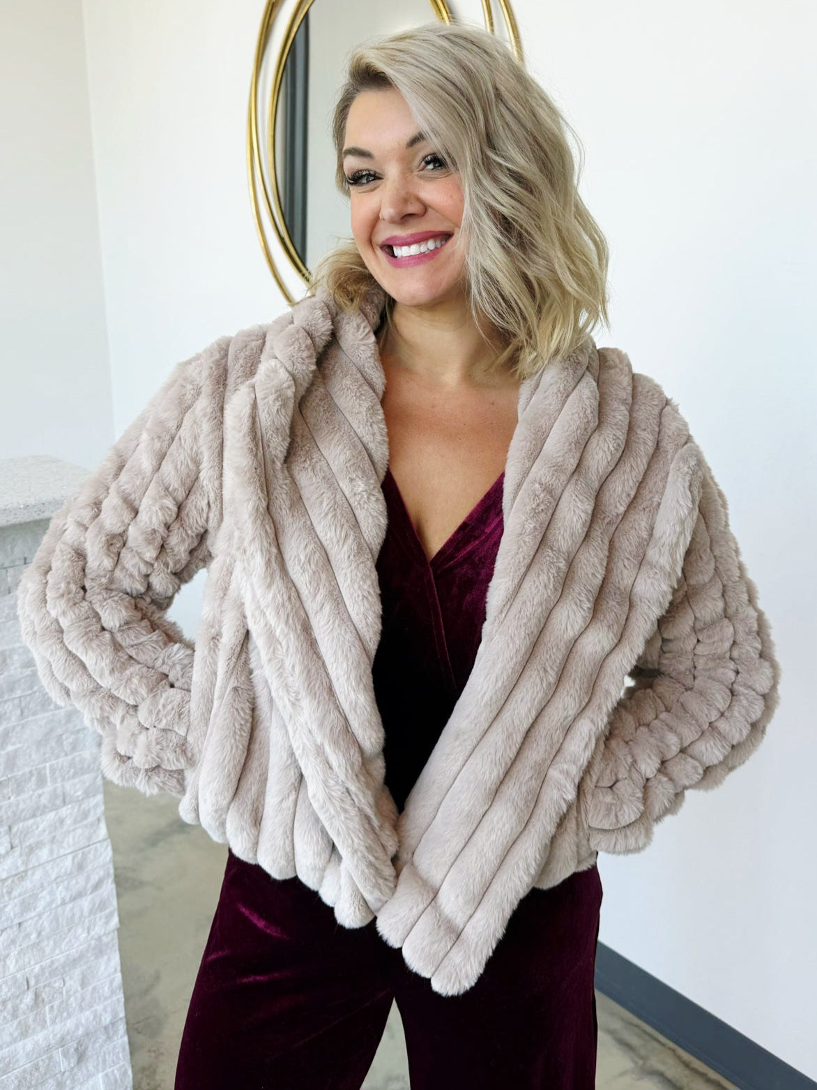 FAUX FUR JACKET