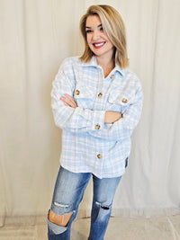 PLAID PRINT SHACKET