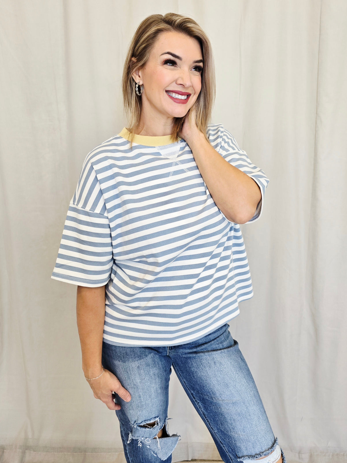 STRIPE SHORT SLEEVE TSHIRT
