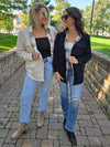 REVERSIBLE BUTTON DOWN JACKET