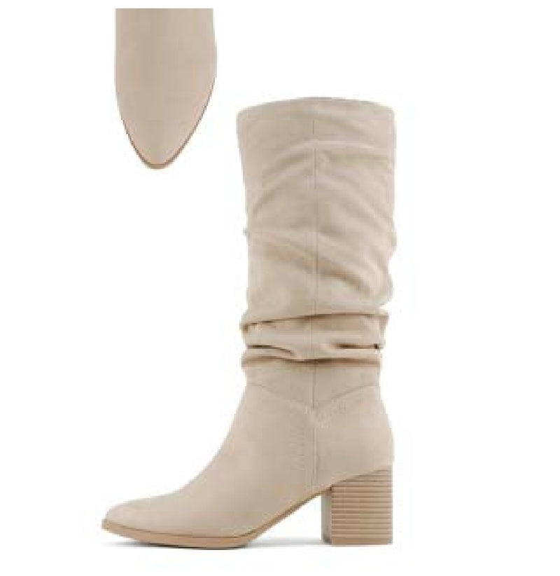 HIGH HEEL SUEDE BOOT