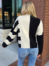 STRIPE COLORBLOCK SWEATER