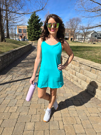 DRESS WITH BUILT IN ROMPER
