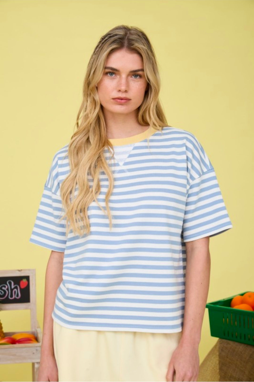 STRIPE SHORT SLEEVE TSHIRT