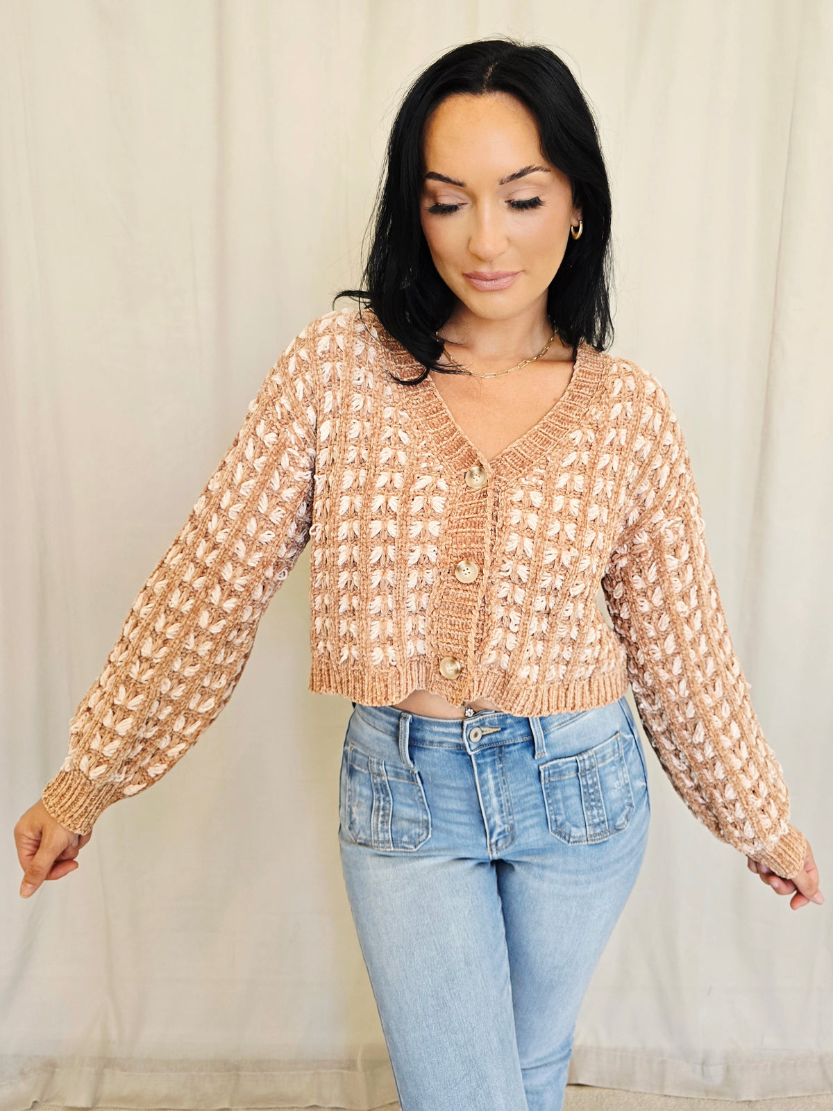 BUTTON SWEATER CARDIGAN