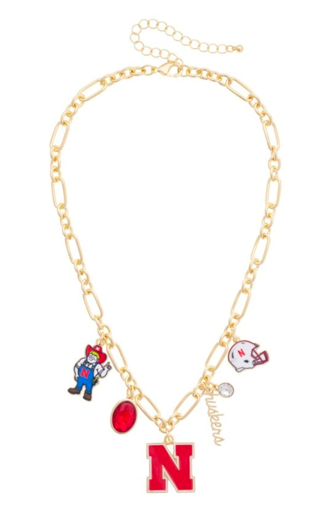 HUSKER CHARM NECKLACE