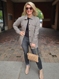 CHECKERED BUTTON DOWN SHIRT