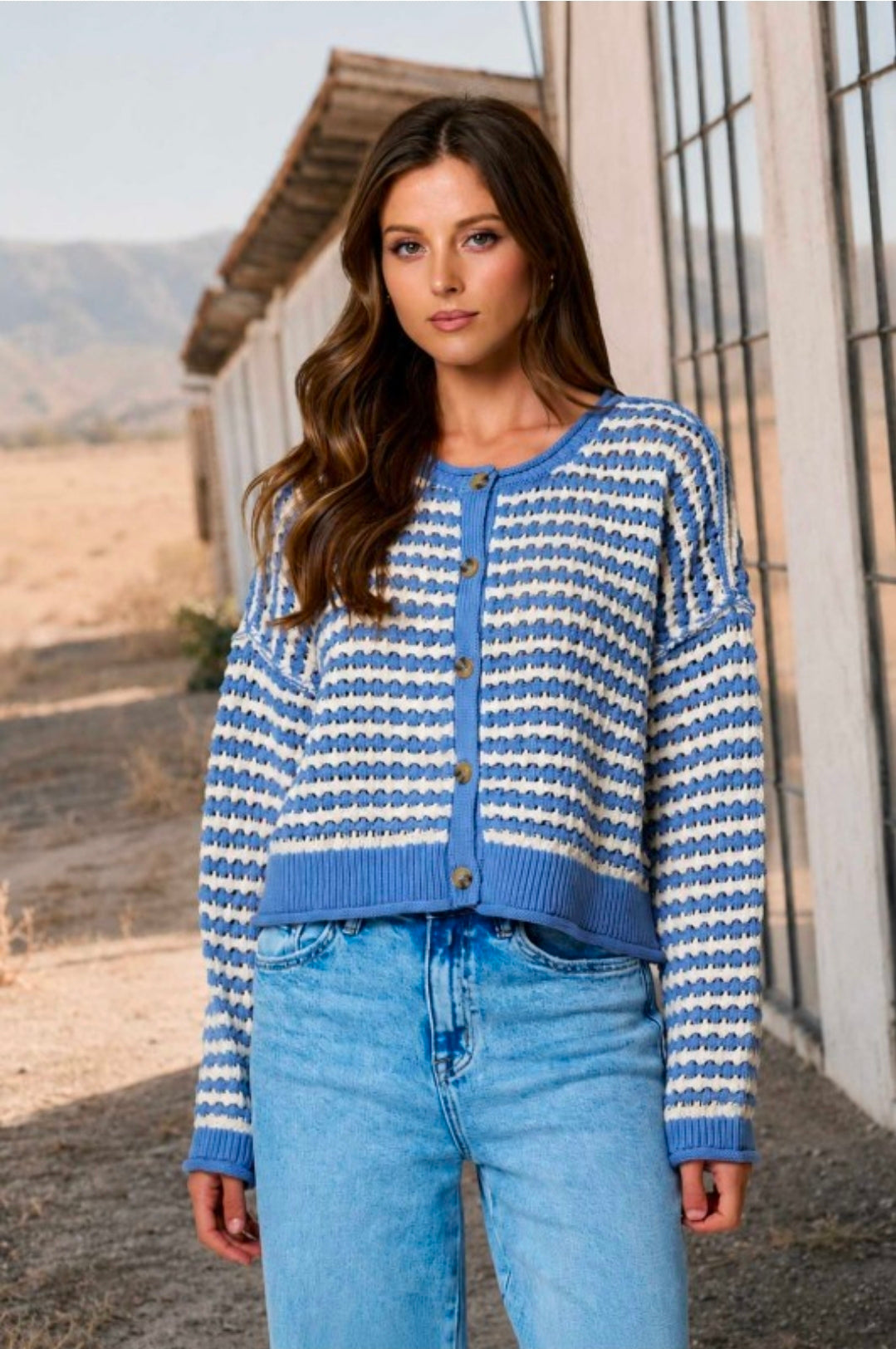 CROCHET KNIT CARDIGAN