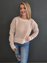 GEOMETRIC CHECKERED SWEATER