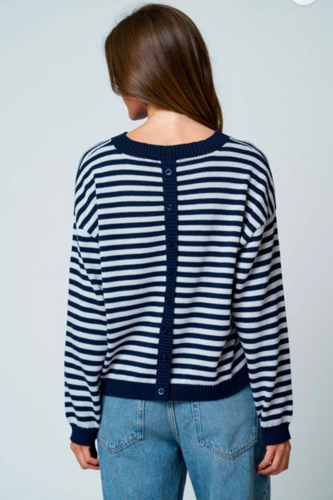 STRIPED KNIT SWEATER