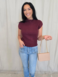 MOCK NECK SWEATER