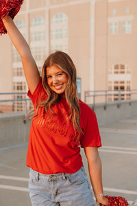 METALLIC HUSKER TEE