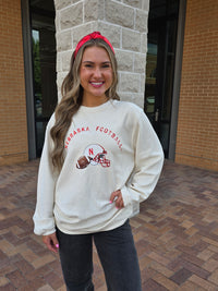 'NEBRASKA FOOTBALL' CORDED CREW